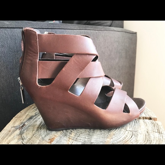 DV by Dolce Vita Shoes - DV by Dolce Vita - Brown leather wedge